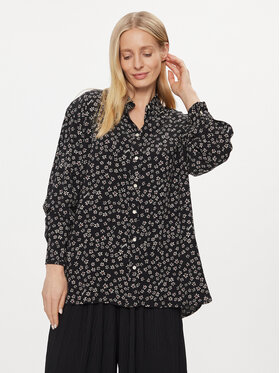 Tommy Jeans Tommy Jeans Cămașă Ditsy DW0DW17346 Negru Oversize