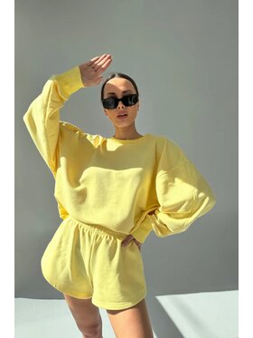 Chiara Wear Chiara Wear Bluza Bluza damska oversize Żółty Oversize
