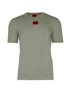 HUGO HUGO Tričko Diragolino212 50447978 Zelená Regular Fit