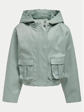 Kids ONLY Kids ONLY Kevad-sügis jope 15339581 Roheline Regular Fit