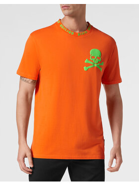 PHILIPP PLEIN PHILIPP PLEIN T-Shirt 299 Oranžová Regular Fit