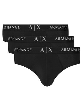 Armani Exchange Armani Exchange Súprava slipov XM000870 AF13682 MC061 Čierna
