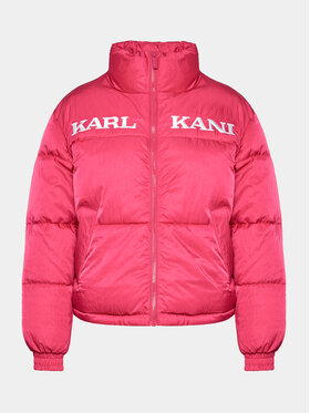 Karl Kani Karl Kani Μπουφάν χειμωνιάτικο Retro 6176635 Ροζ Relaxed Fit