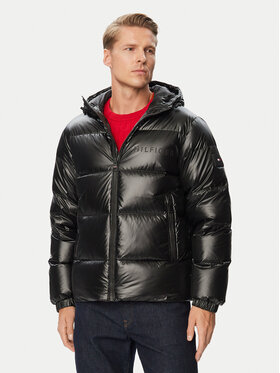 Tommy Hilfiger Tommy Hilfiger Kurtka puchowa MW0MW45304 Czarny Regular Fit