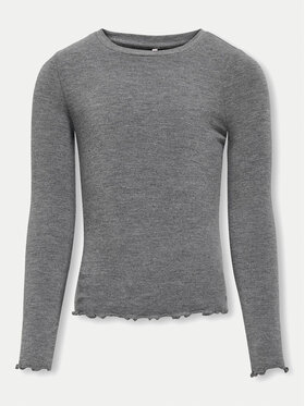 Kids ONLY Kids ONLY Блузка 15331400 Сірий Slim Fit