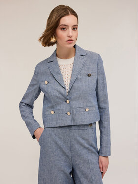 Motivi Motivi Giacca di transizione Q707Q000917N024 Turchese Regular Fit