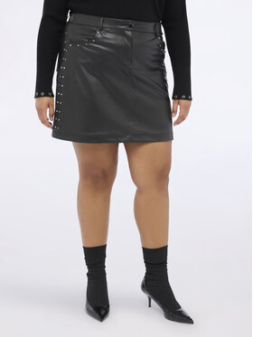 Fiorella Rubino Fiorella Rubino Spódnica mini 1308L000502N033 Czarny Regular Fit