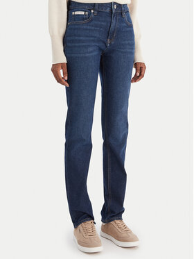 Calvin Klein Jeans Calvin Klein Jeans Blugi Mid Rise Slim Blue Orbit LV047C778G Albastru Slim Fit