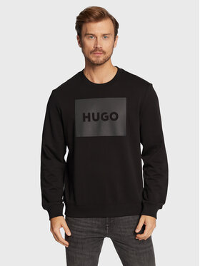 Hugo Hugo Džemperis ar kapuci Duragol222 50467944 Melns Regular Fit