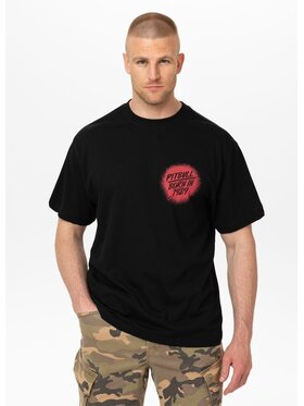 PITBULL PITBULL T-Shirt GRAFFITI Czarny Regular Fit