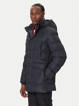 Geox Geox Žieminė striukė Leitan M5628B T3266 F9112 Juoda Regular Fit