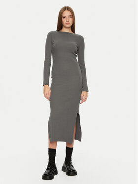 Brave Soul Brave Soul Φόρεμα καθημερινό LDRJ-624CAMILA Γκρι Regular Fit