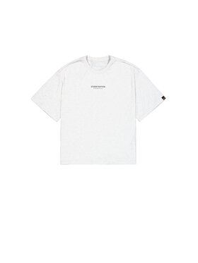Alpha Industries Alpha Industries T-Shirt Studio Edition Backprint T-Shirt Szary Loose Fit
