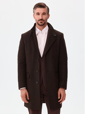 Evenemen Evenemen Płaszcz zimowy FLORESTI II BROWN Brązowy Slim Fit