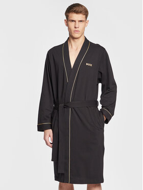 BOSS Boss Bademantel Xmas 50485920 Schwarz