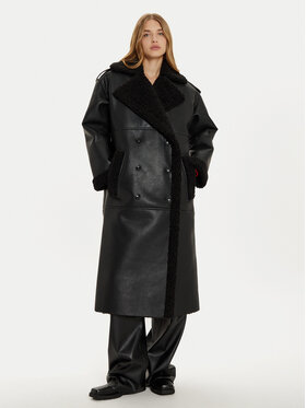 HUGO Hugo Кожух Mifara-1 50528786 Черен Oversize