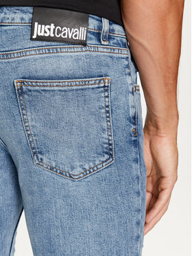 Just Cavalli Jeans Hlače 75OAB5J0 Modra Slim Fit