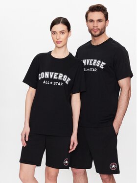 Converse Converse Tricou Unisex All Star 10024566-A02 Negru Regular Fit