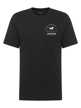 Mustang Mustang T-Shirt Style Alex Czarny Regular Fit
