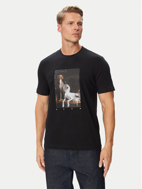 HUGO HUGO T-Shirt Daffilo 50568689 Schwarz Regular Fit