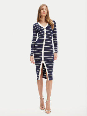 Guess Guess Kötött ruha W5YK98 Z2YK2 Sötétkék Slim Fit