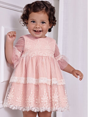 Abel & Lula Abel & Lula Елегантне плаття 5014 Рожевий Regular Fit