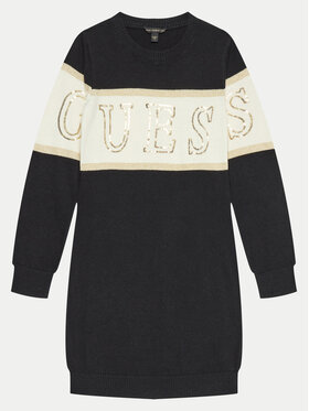 Guess Guess Rochie tricotată J4BK00 Z3IF0 Negru Regular Fit