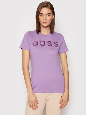 Boss Boss Tricou C_Elogo_4 50464505 Violet Regular Fit