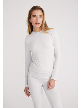 Style Republic Style Republic T-Shirt Long Sleeve T-Shirt Szary Curvy Fit