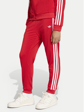 adidas adidas Spodnji del trenirke adicolor SST KE2861 Rdeča Regular Fit