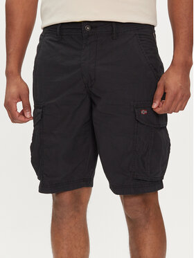 Napapijri Napapijri Pantalon scurți din material Noto 2.0 NP0A4HOQ Negru Regular Fit