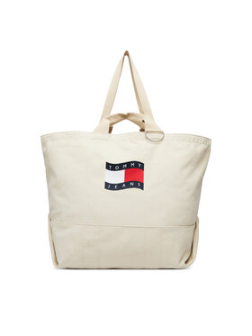 Tommy Jeans Tommy Jeans Torbica Tjw Wave Flag Med Tote AW0AW18466 Bež