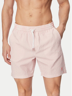 Guess Guess Szorty kąpielowe F6GT11 WN342 Różowy jasny Regular Fit