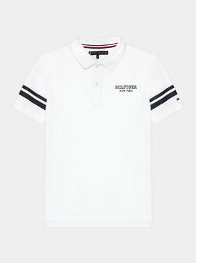 Tommy Hilfiger Tommy Hilfiger Polokošeľa Monotype KB0KB08882 D Biela Regular Fit