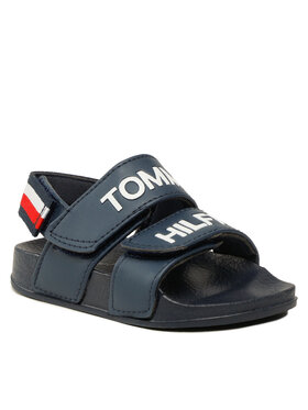 Tommy Hilfiger Tommy Hilfiger Sandale Logo Velcro Sandal T1B2-32927-1172 M Tamnoplava