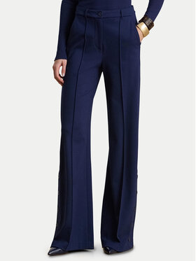 LAUREN RALPH LAUREN LAUREN RALPH LAUREN Текстилни панталони 200P09084001 Тъмносин Wide Leg