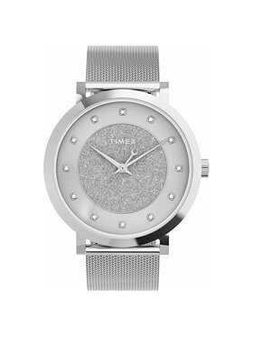 Timex Timex Zegarek TW2U67000 Srebrny