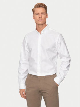 Calvin Klein Calvin Klein Marškiniai K10K113211 Balta Slim Fit