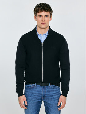 BIG STAR BIG STAR Sweter ANTON Czarny Basic Fit