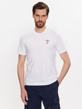 Aeronautica Militare Aeronautica Militare Tričko 231TS1580J372 Biela Regular Fit