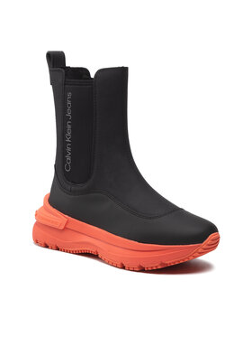 Calvin Klein Calvin Klein Μποτάκια με λάστιχο Chunky Runner Chelsea Boot YW0YW00808 Μαύρο