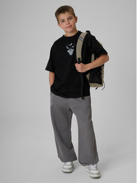 4F 4F T-Shirt T-SHIRT GALLERY Czarny Loose Fit