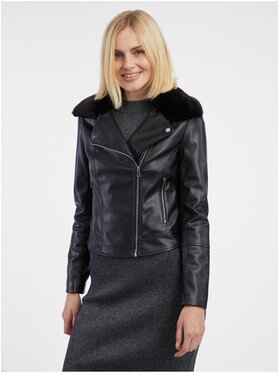 Orsay Orsay Kurtka damska 800174660000__38 Czarny Regular Fit
