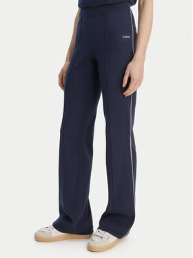 Guess Guess Trikotāžas bikses V6RB14 Z4642 Tumši zils Regular Fit