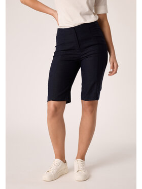 QUIOSQUE QUIOSQUE Spodnie materiałowe QUIOSQUE 3LD001802 Granatowy Regular Fit