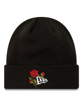 New Era New Era Czapka Rose Icon Cuff Knit Beanie 60580728 Czarny