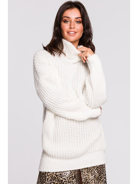 BeWear BeWear Svetr bk030 Bílá Comfortable Fit