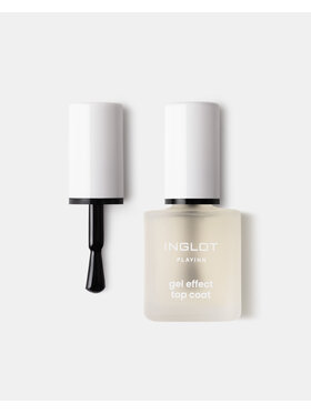 INGLOT INGLOT Gel Effect Playinn Top coat Bezbarwna