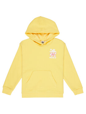 Roxy Roxy Світшот Surf Feeling Brushed ERGFT04028 Жовтий Relaxed Fit