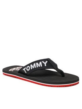 Tommy Jeans Japanke Flip Flop Logo Tape EM0EM01147 Crna